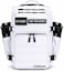 WOLFpak 35L Tactical Gym Backpack Polar White Durable 1000D Waterproof Oxford Material with MOLLE Webbing Laptop Pocket Dual Cup Holders Durable FitnessTravelMilitary Daypack