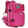 Lovelinks21 45L Tactical Assault Backpack 3 day assault pack with Molle Waterproof backpack Rucksack for Tactical Backpacks Rose Red