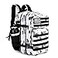 Lovelinks21 45L Tactical Assault Backpack 3 day assault pack with Molle Waterproof backpack Rucksack for Tactical Backpacks BlackWhite Camo