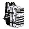 Lovelinks21 45L Tactical Assault Backpack 3 day assault pack with Molle Waterproof backpack Rucksack for Tactical Backpacks BlackWhite Camo