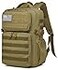 Wotony Military Tactical Backpack for Men Waterproof Daypack 3 Day Assault Pack Molle Bag with Water Bottle Holder Khaki 30L
