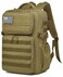 Wotony Military Tactical Backpack for Men Waterproof Daypack 3 Day Assault Pack Molle Bag with Water Bottle Holder Khaki 30L