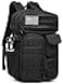 Wotony Tactical Backpack Military waterproof backpack with multiple pockets and tactical gear for the outdoors Black 25L