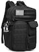 Wotony Tactical Backpack Military waterproof backpack with multiple pockets and tactical gear for the outdoors Black 25L