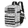 Lovelinks21 25L Tactical Backpack Military Tactical Backpack for Men and Women Small Assault Pack Outdoor Travel Hiking Camping Rucksack with Molle Webbing White Leopard