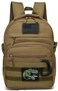 SunForMorning Kids Tactical Backpack Army Molle Bookbag Military Boys Backpack for School Outdoor Camping Includes 2 Patches 1 Carabiner Brown