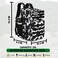 Lovelinks21 25L Tactical Backpack Military Tactical Backpack for Men and Women Small Assault Pack Outdoor Travel Hiking Camping Rucksack with Molle Webbing Cow Print