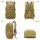 HUNTVP 10L20L30L Tactical Backpack Military MOLLE Backpack Rucksack Gear Tactical Assault Pack for Hunting Camping Trekking 30LDark Brown