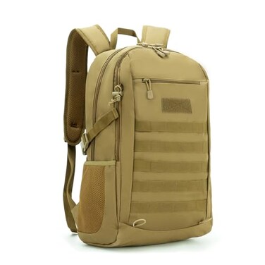 HUNTVP 10L20L30L Tactical Backpack Military MOLLE Backpack Rucksack Gear Tactical Assault Pack for Hunting Camping Trekking 30LDark Brown
