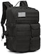 Wotony Tactical Backpack Military waterproof backpack with multiple pockets and tactical gear for the outdoors Black 45L