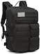 Wotony Tactical Backpack Military waterproof backpack with multiple pockets and tactical gear for the outdoors Black 45L