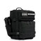 WOLFpak 25L Tactical Gym Backpack Alpha Black Durable 1000D Waterproof Oxford Material with MOLLE Webbing Laptop Pocket Dual Cup Holders