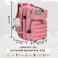 Lovelinks21 25L Tactical Backpack for Men and Women Military Backpack Small Assault Pack Molle Backpack Bug Out Bag Travel Rucksack Daypack Pink