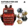 Lovelinks21 45L Tactical Assault Backpack 3 day assault pack with Molle Waterproof backpack Rucksack for Tactical Backpacks Red water pattern