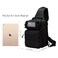 GAZJYUSP Tactical travel sling bag Molle Crossbody bag Small tactical concealed carry bag Over the shoulder bag Daypack Range Bag Shoulder pack Hunting chest Bag Black