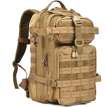 Miramrax Small Tactical Backpack Military Daypack 30L Backpack for Men Molle Assault Pack Bug Out Bag for Hiking Camping Travel Army Hunting Rucksack Trekking Coyote