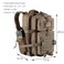 Hannibal Tactical 45L MOLLE Assault Backpack Tactical Backpack Military Army Camping Rucksack with Bottle Holder 3Day Pack Trip wUSA Flag Patch DRings Khaki