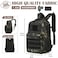 SunForMorning Kids Tactical Backpack Army Molle Bookbag Military Boys Backpack for School Outdoor Camping Black CM