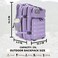 Lovelinks21 25L Tactical Backpack for Men and Women Military Backpack Small Assault Pack Molle Backpack Bug Out Bag Travel Rucksack Daypack Light Purple