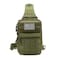 SXJWISHES Tactical Sling Bag Small Military EDC Pack Rover Shoulder Sling Pack Molle Crossbody Chest Backpack for Men Green