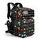 Lovelinks21 Tactical Assault Backpack 45L 3 Day Assault Pack with MOLLE Waterproof Rucksack Fluorescent Tie Dye