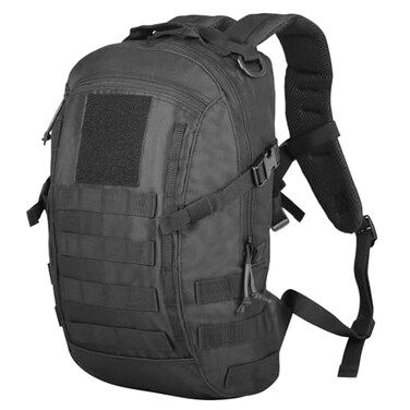 PAIWPHLI Small Tactical Backpack Military Daypack 12L Molle Bag Rucksack Army Daypack for OutdoorHikingCampingTravel Black