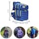 Lovelinks21 25L Tactical Military Backpack Small Travel Rucksack for Men and Women Assault Pack Bug Out Bag Molle Daypack Gym Backpack with Bottle Holder Blue Yellow