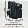 Lovelinks21 25L Tactical Military Backpack Small Travel Rucksack for Men and Women Assault Pack Bug Out Bag Molle Daypack Gym Backpack with Bottle Holder Black Neon Green