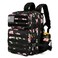 Lovelinks21 25L Tactical Military Backpack Small Travel Rucksack for Men and Women Assault Pack Bug Out Bag Molle Daypack Gym Backpack with Bottle Holder Peony