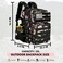 Lovelinks21 25L Tactical Military Backpack Small Travel Rucksack for Men and Women Assault Pack Bug Out Bag Molle Daypack Gym Backpack with Bottle Holder Peony