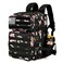 Lovelinks21 25L Tactical Military Backpack Small Travel Rucksack for Men and Women Assault Pack Bug Out Bag Molle Daypack Gym Backpack with Bottle Holder Peony