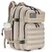 Lovelinks21 45L Tactical Assault Backpack 3 day assault pack with Molle Waterproof backpack Rucksack for Tactical Backpacks Light Khaki