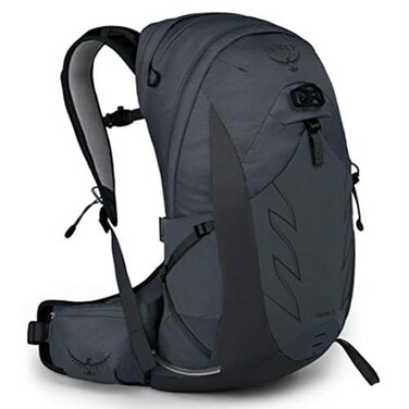 Osprey Talon 22L Mens Hiking Backpack with Hipbelt Eclipse Grey LargeXLarge