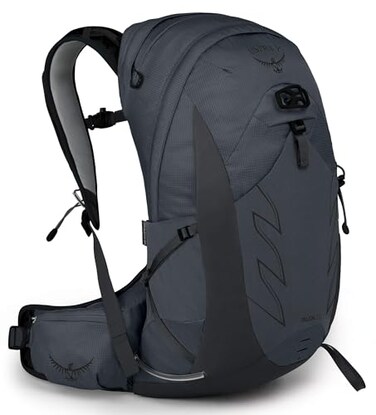 Osprey Talon 22L Mens Hiking Backpack with Hipbelt Eclipse Grey SM