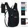 HIGH EXPERIENCE Hiking Backpack 10L15L Small Daypack Lightweight Packable Travel Foldable Water Resistan for Women Men Black 10L