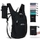 HIGH EXPERIENCE Hiking Backpack 10L15L Small Daypack Lightweight Packable Travel Foldable Water Resistan for Women Men Black 10L