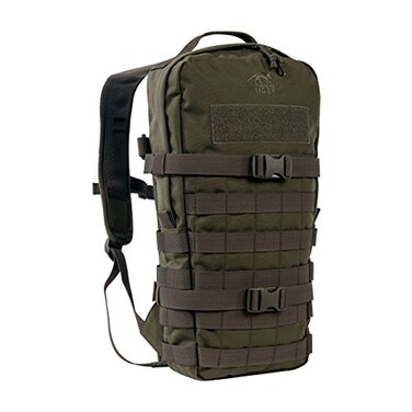 Tasmanian Tiger Essential Pack MKII Tactical Backpack Molle System Equipped Adjustable Sizing with 9Liter Capacity Olive