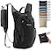 Uselike 10L Small Hiking Backpack Travel Daypack Lightweight Packable Back Pack for Women MenBlack