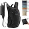 Uselike 10L Small Hiking Backpack Travel Daypack Lightweight Packable Back Pack for Women MenBlack