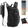 Uselike 10L Small Hiking Backpack Travel Daypack Lightweight Packable Back Pack for Women MenBlack
