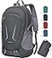MIYCOO Backpack Ultra Lightweight Packable Backpack for Travel Camping Hiking Back Pack Waterproof Foldable Daypack for Men Women Grey