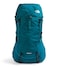 The North Face Womens Terra 55 Backpack Hiking Pack WomenSpecific Fit CinchTop Opening Pole Ice Axe Attachments Blue MossSapphire SlateNPF MediumLong