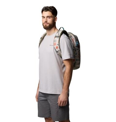 Columbia Unisex Buxton 26L Printed Backpack Dark Stone Outerbounds One Size