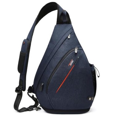 TUDEQU Sling Backpack8 Pockets One Strap Backpack for Men Large Sling Bag19L Single Strap Backpack for Men