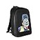 YOLOLAND LED Color Screen Customizable photoicon BackpackWaterResistant Travel Bag with USB Port and Comfortable Padding