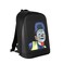 YOLOLAND LED Color Screen Customizable photoicon BackpackWaterResistant Travel Bag with USB Port and Comfortable Padding