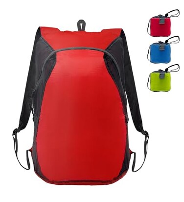 Lewis N. Clark Lewis N Clark Womens Packable Daypack Hiking Camping Backpack Ditty Bag RedCharcoal One Size