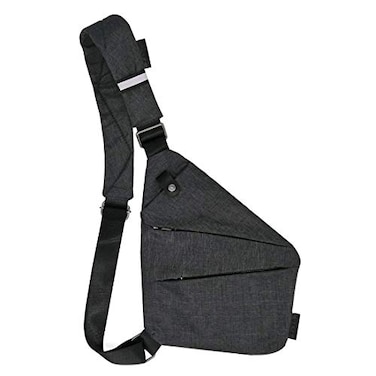 TOLOG Sling Bag Fashion Left hand Digital Silm Shoulder Bag Men Multifunctional Crossbody Backpack Antitheft Gun Chest Bag Left Hand
