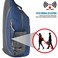 G4Free Sling Bag RFID Blocking Sling Backpack Crossbody Chest Bag Daypack for Hiking TravelDark Blue