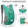 G4Free 10L15L Hiking Backpack Lightweight Packable Hiking Daypack Small Travel Outdoor Foldable Shoulder Bag